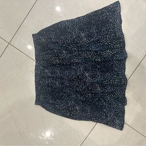 Banana Republic Navy Speckled A-Line Skirt